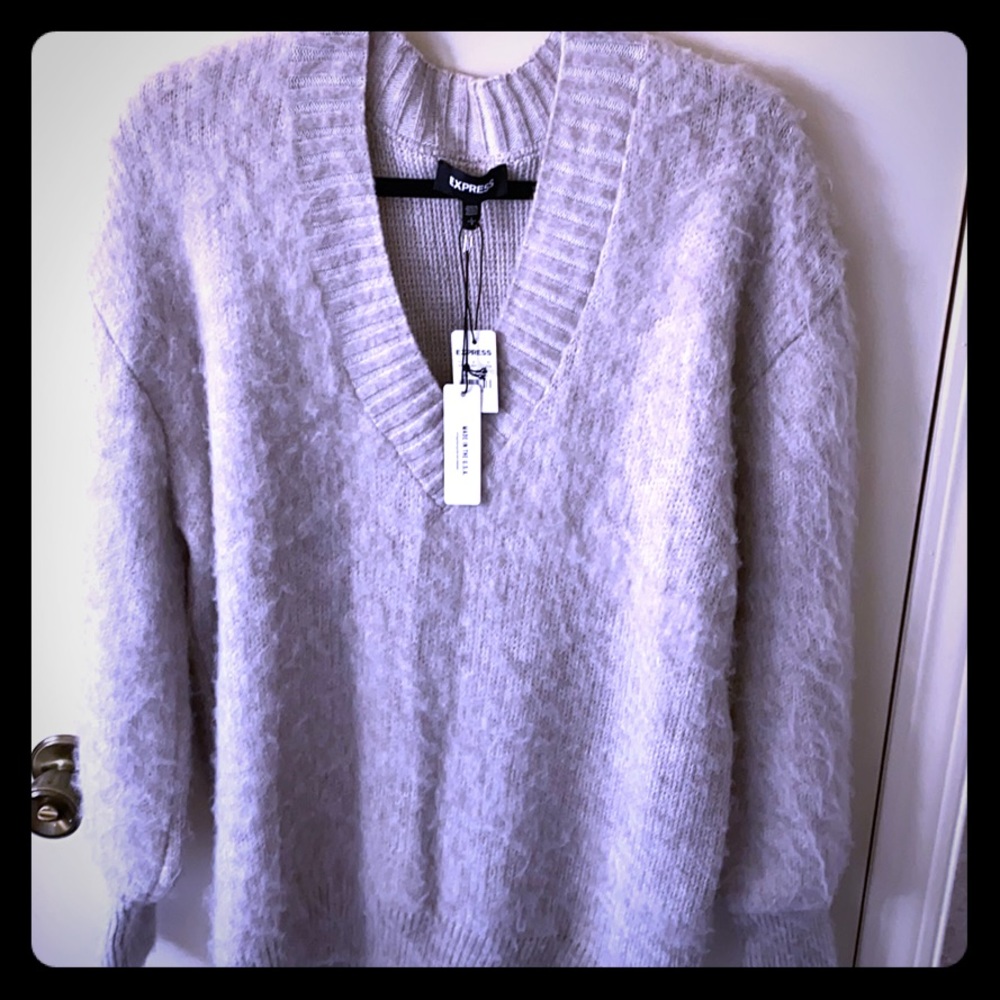 NWT Express Fuzzy Sweater
